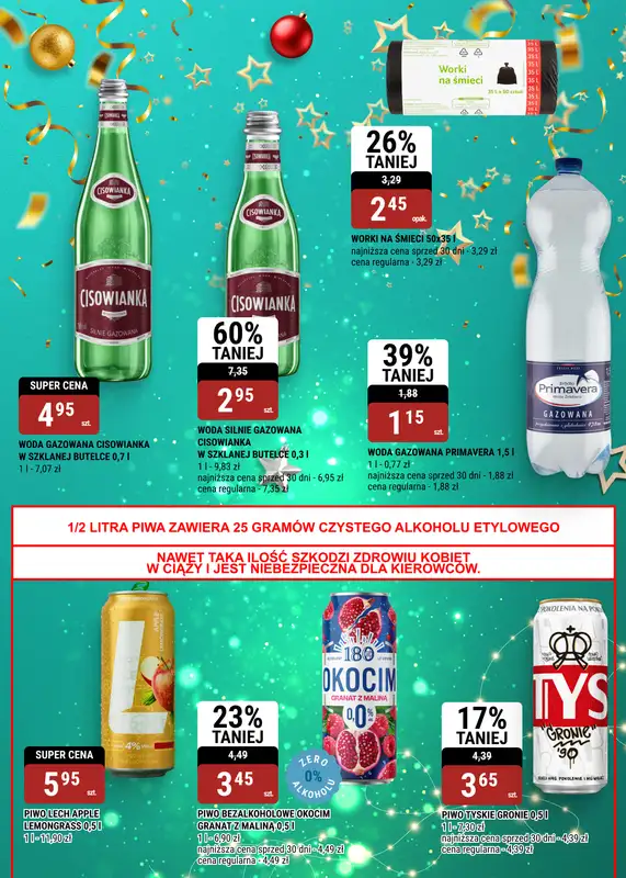 bi1 - gazetka promocyjna Gazetka Ełk I Czas na szampańską zabawę od soboty 27.12 do środy 31.12 - strona 21