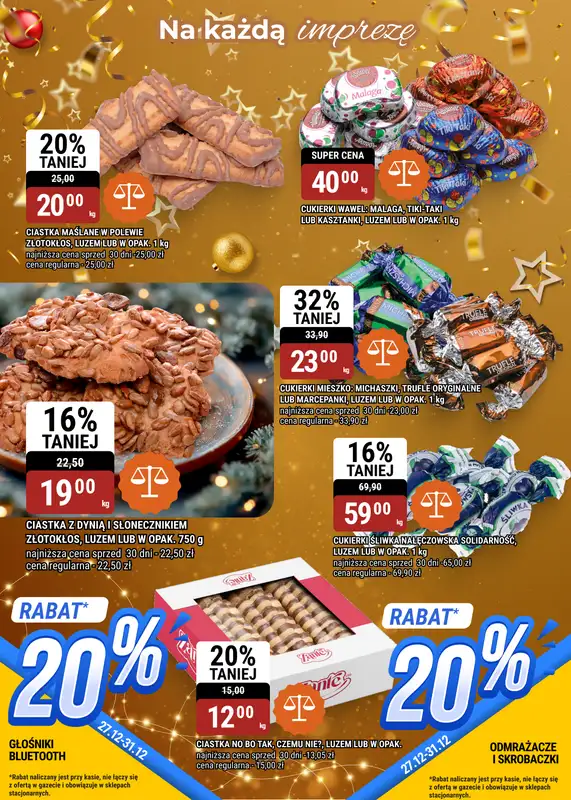 bi1 - gazetka promocyjna Gazetka Wałbrzych I Czas na szampańską zabawę od soboty 27.12 do środy 31.12 - strona 18