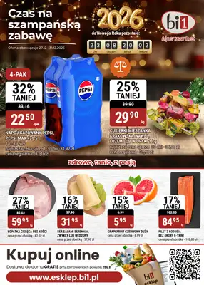 bi1 - gazetka promocyjna Gazetka Wałbrzych I Czas na szampańską zabawę od soboty 27.12 do środy 31.12