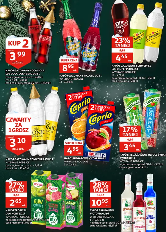 Auchan - gazetka promocyjna Gazetka Racibórz I Sylwestrowe Bestsellery od soboty 27.12 do poniedziałku 05.01 - strona 10