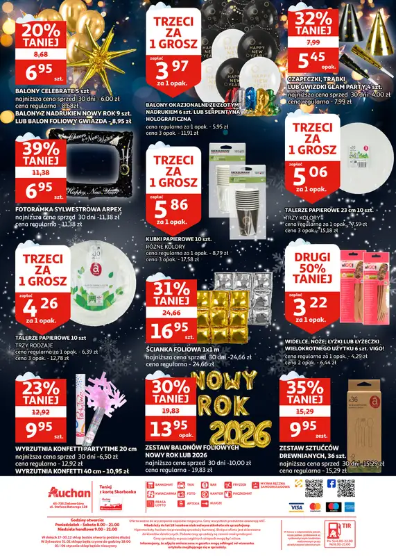 Auchan - gazetka promocyjna Gazetka Zielona Góra I Sylwestrowe Bestsellery od soboty 27.12 do poniedziałku 05.01 - strona 14