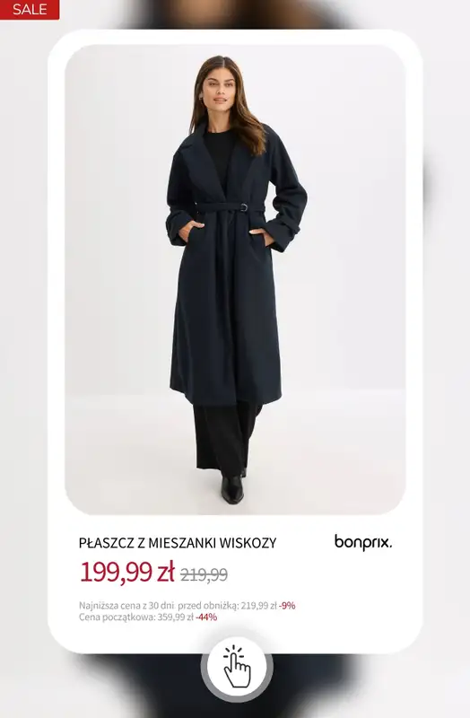 bonprix - gazetka promocyjna BESTSELLERY – sprawdź modowe hity! od wtorku 23.12  - strona 9