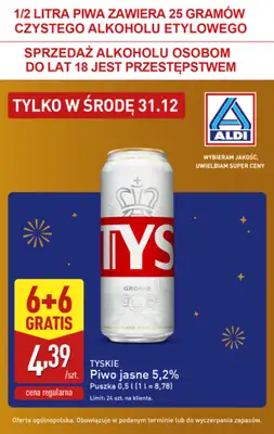 Aldi - gazetka promocyjna Przywitaj nowy rok w super cenach Aldi! od środy 31.12 do środy 31.12 - strona 7
