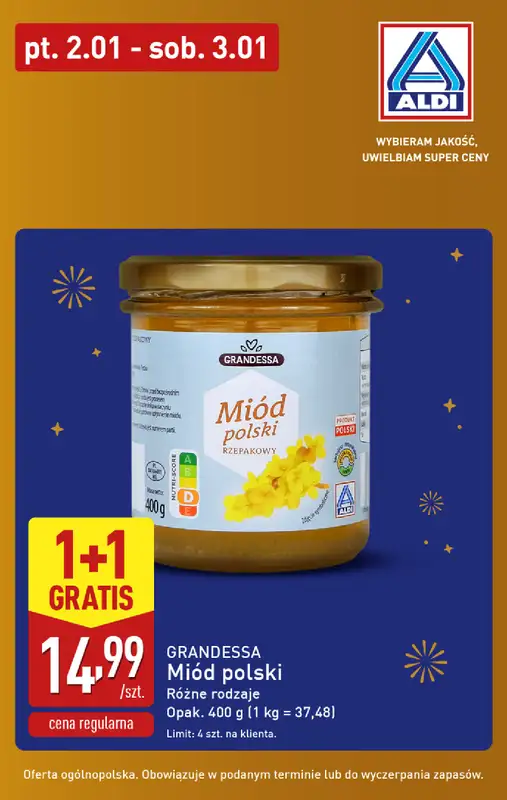 Aldi - gazetka promocyjna Przywitaj nowy rok w super cenach Aldi! od piątku 02.01 do soboty 03.01 - strona 6