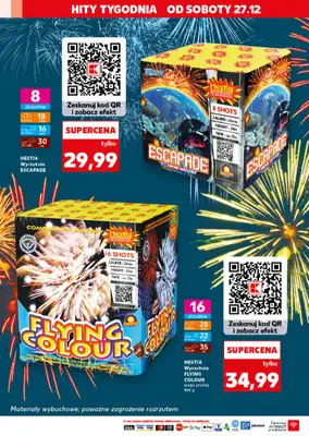 Kaufland - gazetka promocyjna Oferta Kaufland - Fajerwerki  do środy 31.12 - strona 2