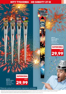 Kaufland - gazetka promocyjna Oferta Kaufland - Fajerwerki  do środy 31.12 - strona 19