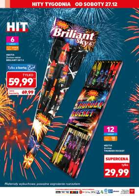Kaufland - gazetka promocyjna Oferta Kaufland - Fajerwerki  do środy 31.12 - strona 18