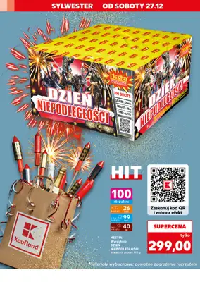 Kaufland - gazetka promocyjna Oferta Kaufland - Fajerwerki  do środy 31.12 - strona 12