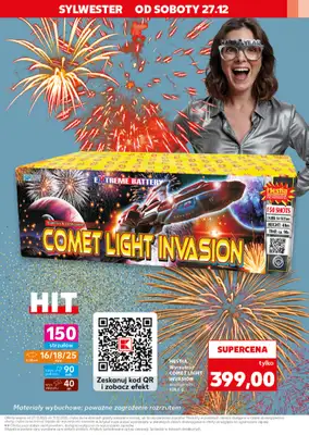 Kaufland - gazetka promocyjna Oferta Kaufland - Fajerwerki  do środy 31.12 - strona 13