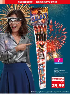 Kaufland - gazetka promocyjna Oferta Kaufland - Fajerwerki  do środy 31.12 - strona 16