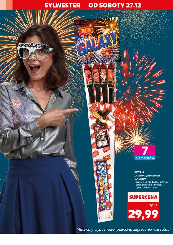 Kaufland - gazetka promocyjna Oferta Kaufland - Fajerwerki  do środy 31.12 - strona 16