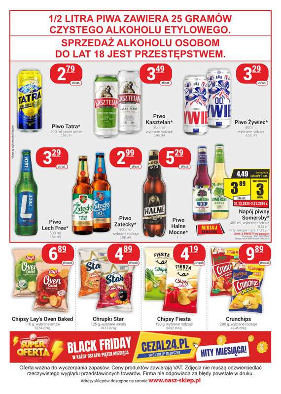 Delikatesy Sezam - gazetka promocyjna Gazetka od środy 31.12 do środy 14.01 - strona 4