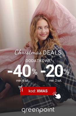 Greenpoint - gazetka promocyjna -40% na wszystko od 4 szt. od wtorku 23.12 do poniedziałku 29.12