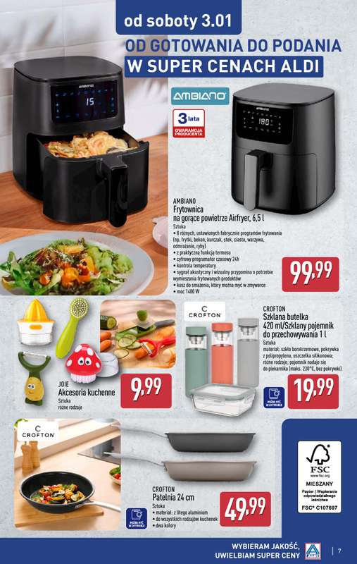 Aldi - gazetka promocyjna Aldi ma to coś! od poniedziałku 29.12 do soboty 03.01 - strona 7
