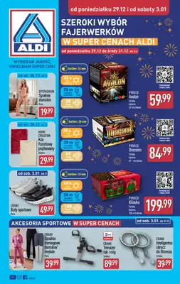 Aldi - gazetka promocyjna Aldi ma to coś! od poniedziałku 29.12 do soboty 03.01