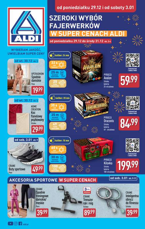 Aldi - gazetka promocyjna Aldi ma to coś! od poniedziałku 29.12 do soboty 03.01