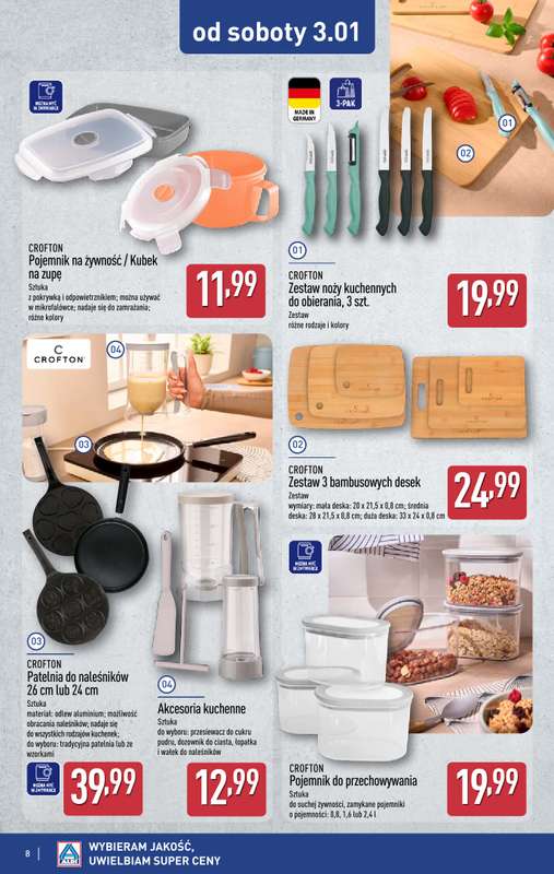 Aldi - gazetka promocyjna Aldi ma to coś! od poniedziałku 29.12 do soboty 03.01 - strona 8