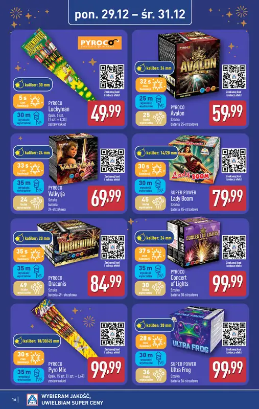 Aldi - gazetka promocyjna Pełny katalog! od poniedziałku 29.12 do soboty 03.01 - strona 16