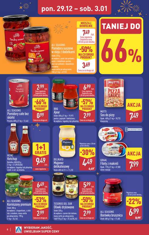 Aldi - gazetka promocyjna Pełny katalog! od poniedziałku 29.12 do soboty 03.01 - strona 8