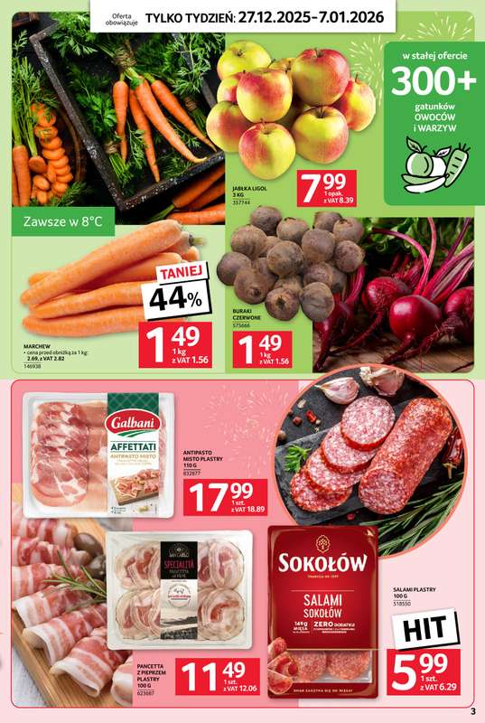 Selgros - gazetka promocyjna Jeszcze więcej super promocji! od soboty 27.12 do środy 07.01 - strona 3