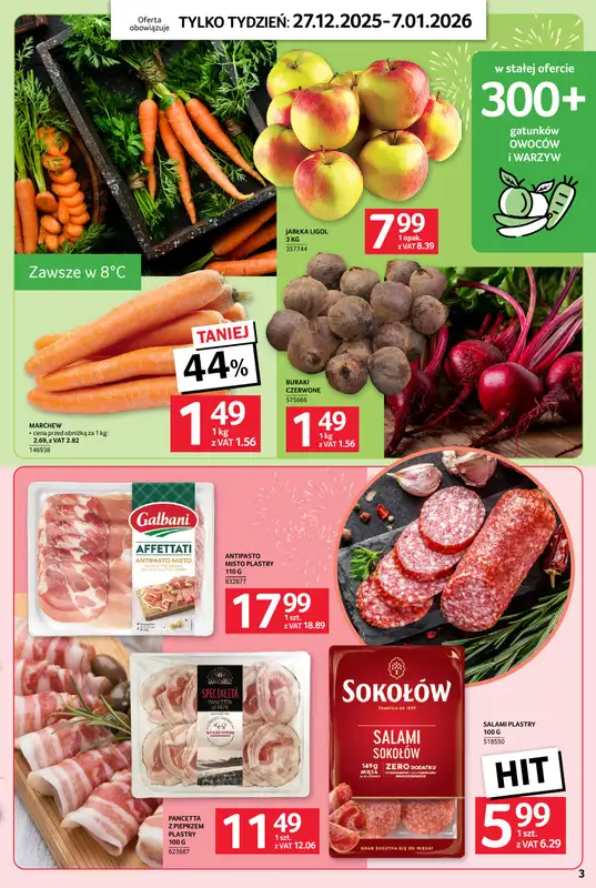 Selgros - gazetka promocyjna Jeszcze więcej super promocji! od soboty 27.12 do środy 07.01 - strona 3