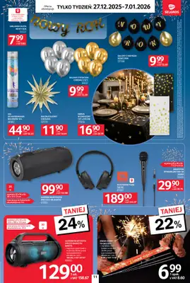 Selgros - gazetka promocyjna Jeszcze więcej super promocji! od soboty 27.12 do środy 07.01 - strona 11