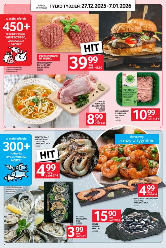 Selgros - gazetka promocyjna Jeszcze więcej super promocji! od soboty 27.12 do środy 07.01 - strona 2
