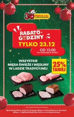 Biedronka - gazetka promocyjna Rabatogodziny od wtorku 23.12 do wtorku 23.12