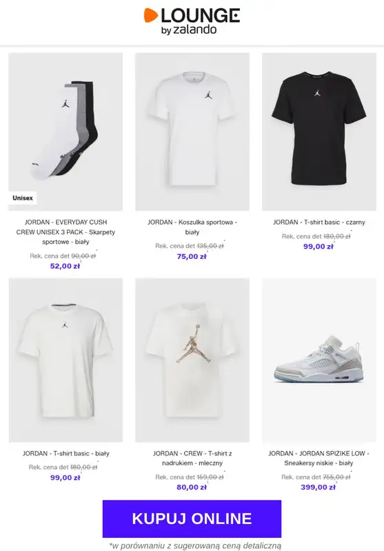 Lounge by Zalando - gazetka promocyjna Specjalne okazje na markę Jordan od wtorku 23.12 do piątku 26.12 - strona 6
