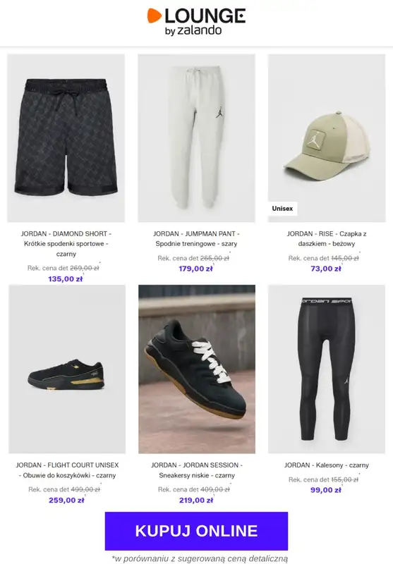 Lounge by Zalando - gazetka promocyjna Specjalne okazje na markę Jordan od wtorku 23.12 do piątku 26.12 - strona 4