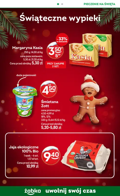 Żabka - gazetka promocyjna Gazetka Spożywcza od środy 17.12 do poniedziałku 29.12 - strona 12