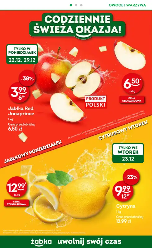 Żabka - gazetka promocyjna Gazetka Spożywcza od środy 17.12 do poniedziałku 29.12 - strona 4