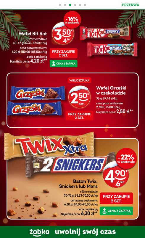 Żabka - gazetka promocyjna Gazetka od środy 17.12 do poniedziałku 29.12 - strona 54