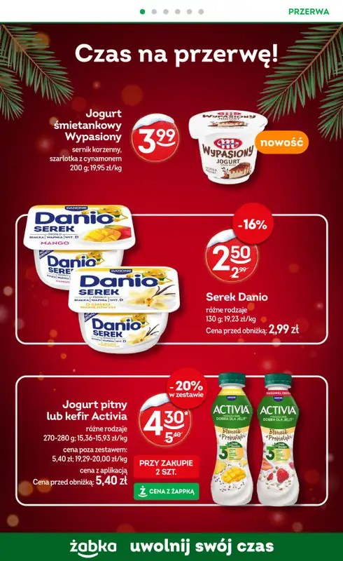 Żabka - gazetka promocyjna Gazetka od środy 17.12 do poniedziałku 29.12 - strona 52