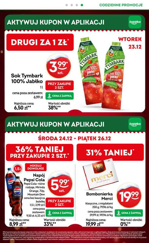 Żabka - gazetka promocyjna Gazetka od środy 17.12 do poniedziałku 29.12 - strona 5