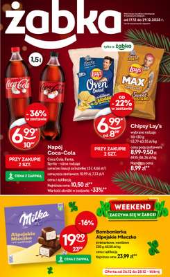 Żabka - gazetka promocyjna Gazetka od środy 17.12 do poniedziałku 29.12