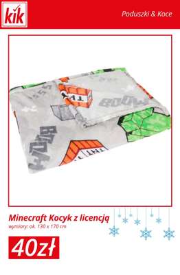 KiK - gazetka promocyjna Otulające koce i poduszki – od 9 zł od wtorku 23.12  - strona 14