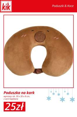 KiK - gazetka promocyjna Otulające koce i poduszki – od 9 zł od wtorku 23.12  - strona 7