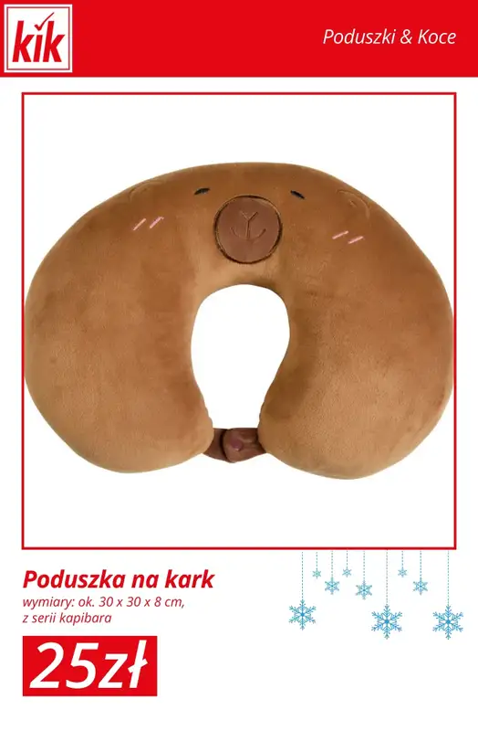 KiK - gazetka promocyjna Otulające koce i poduszki – od 9 zł od wtorku 23.12  - strona 7