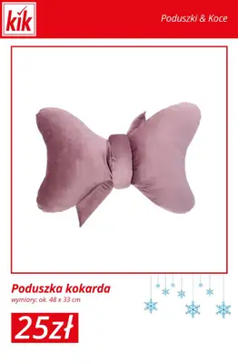 KiK - gazetka promocyjna Otulające koce i poduszki – od 9 zł od wtorku 23.12  - strona 11