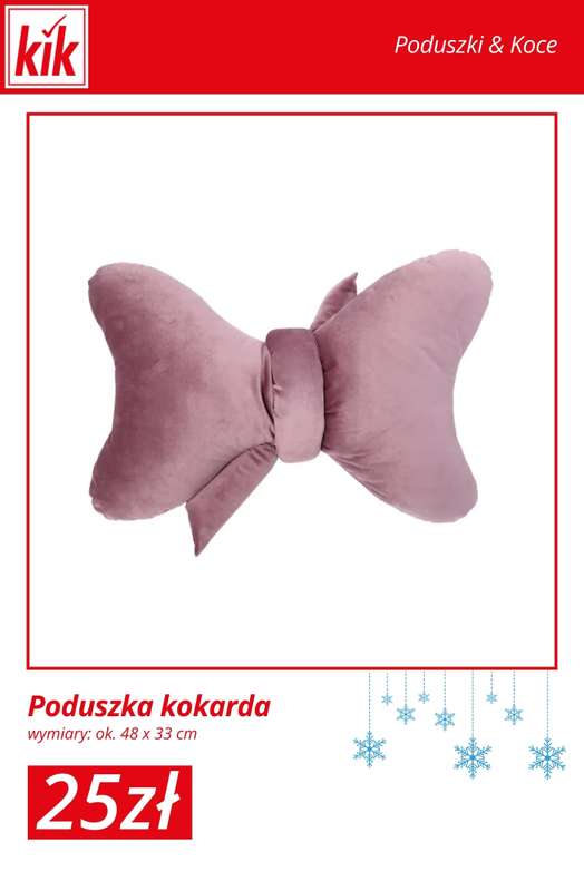 KiK - gazetka promocyjna Otulające koce i poduszki – od 9 zł od wtorku 23.12  - strona 11