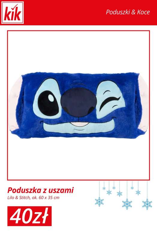KiK - gazetka promocyjna Otulające koce i poduszki – od 9 zł od wtorku 23.12  - strona 13
