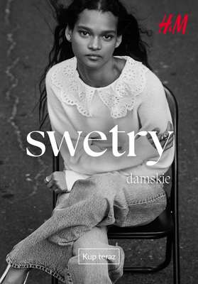 H&M - gazetka promocyjna Swetry damskie od wtorku 23.12 