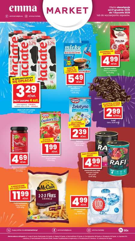 emma MARKET - gazetka promocyjna Plakaty promocyjne od soboty 27.12 do środy 07.01 - strona 3