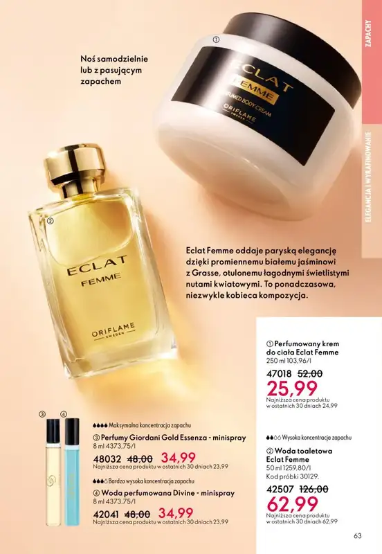 Oriflame - gazetka promocyjna Katalog 1/2026 od środy 24.12 do wtorku 20.01 - strona 63