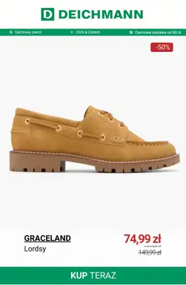 Deichmann - gazetka promocyjna Do -50% na półbuty od wtorku 23.12  - strona 8
