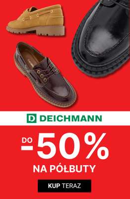 Deichmann - gazetka promocyjna Do -50% na półbuty od wtorku 23.12 