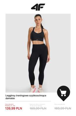 4F - gazetka promocyjna Do -50% na kolekcję treningową – dla niej od wtorku 23.12 do środy 31.12 - strona 3