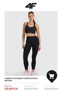 4F - gazetka promocyjna Do -50% na kolekcję treningową – dla niej od wtorku 23.12 do środy 31.12 - strona 3