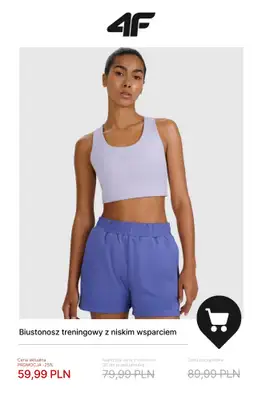 4F - gazetka promocyjna Do -50% na kolekcję treningową – dla niej od wtorku 23.12 do środy 31.12 - strona 9